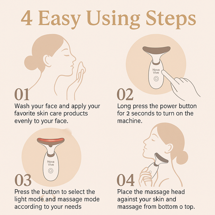 SKINVIBE PRO 7-in-1 LED Facial Sculptor