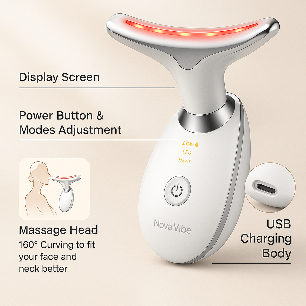 SKINVIBE PRO 7-in-1 LED Facial Sculptor